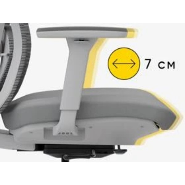Фото - Кресло офисное Mealux Q1 Air Fabric Grey (HF Q-1 F/G)